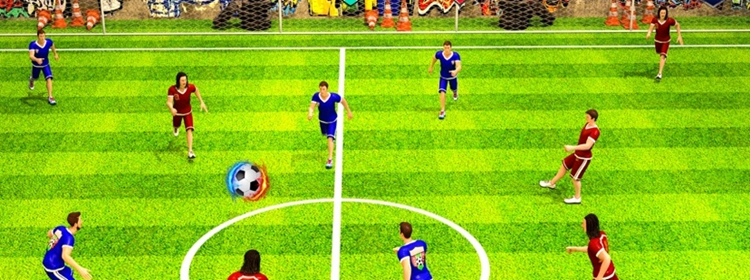模拟足球比赛的游戏